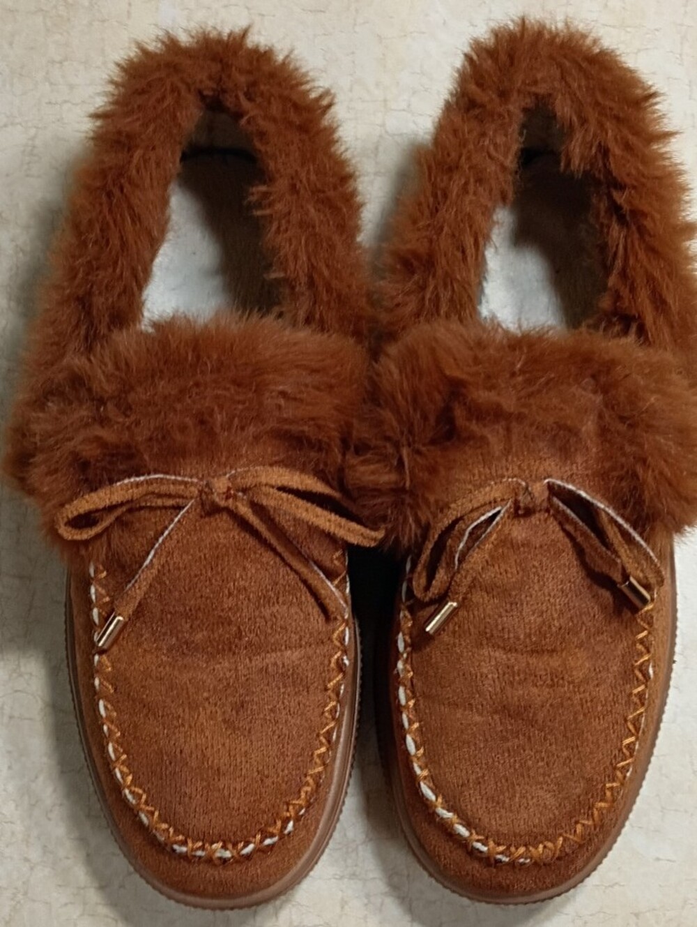 YLYL Women's Winter Flat Boots Warm Fur Lined, Fuzzy Thick Plush (7) - Picture 8 of 10